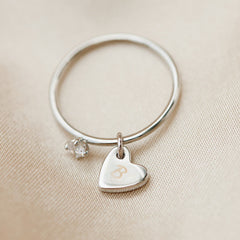 Engravable Heart Ring
