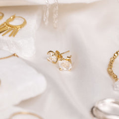 Herkimer Stud Earrings