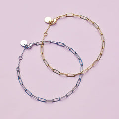 Harper Paperclip Chain Bracelet