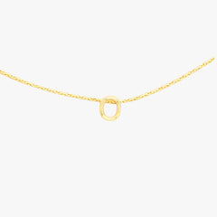 Snake Chain Alphabet Necklace