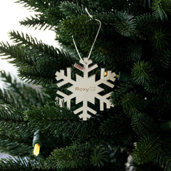 Engravable Snowflake Ornament