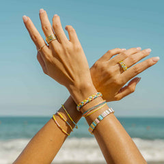 Sunset Beach Stretch Bracelet Set of 3