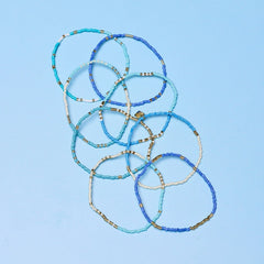 Protect the Sharks Stretch Bracelet Set of 8