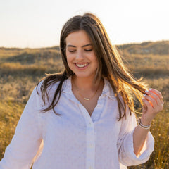 Engravable Paperclip Chain Bar Necklace