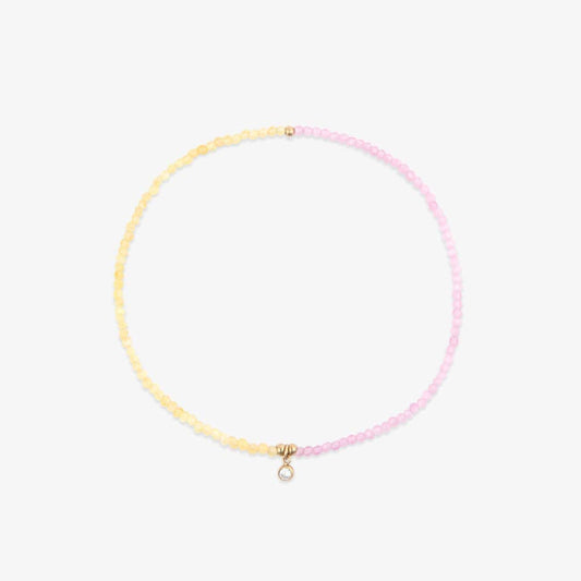 Le Soleil Seed Bead Stretch Anklet