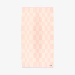 Pink & White Checkerboard Towel