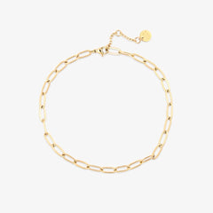 Harper Paperclip Chain Anklet