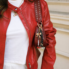 Heart Clasp Bag Charm