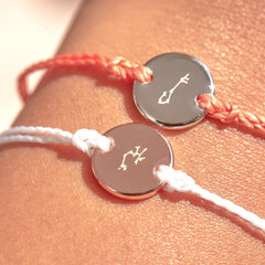 Engravable Coin Bracelet