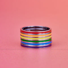 Rainbow Ring Stack