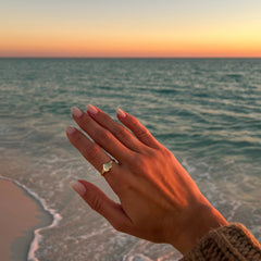 Engravable One Heart Ring
