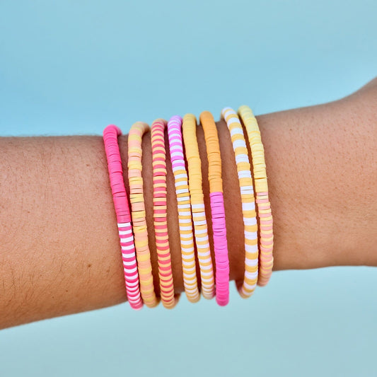 Warm Breeze Stretch Bracelet Set of 8