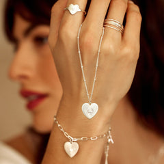 Sunburst Heart Necklace