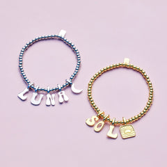 Harper Round Bead Stretch Bracelet