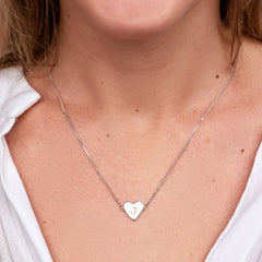 Demi-Fine Engravable Heart Choker