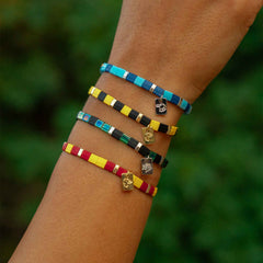 Gryffindor™ Tile Bead Stretch Bracelet