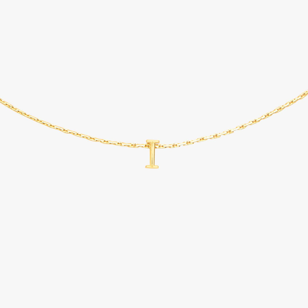 Snake Chain Alphabet Necklace