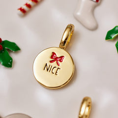 Harper Double Sided Naughty or Nice Charm