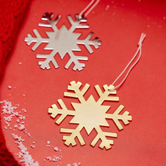 Engravable Snowflake Ornament