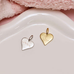Engravable Heart Harper Charm
