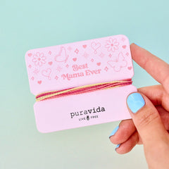 Best Mama Ever Bracelet Card