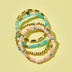 Saguaro Stretch Bracelet Set of 4