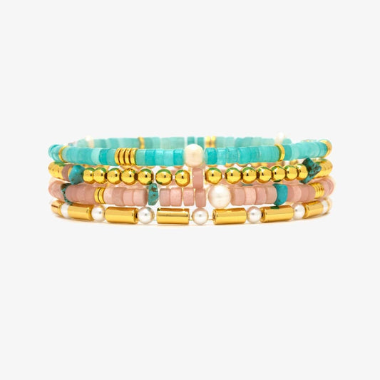 Saguaro Stretch Bracelet Set of 4