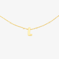 Alphabet Satellite Chain Choker