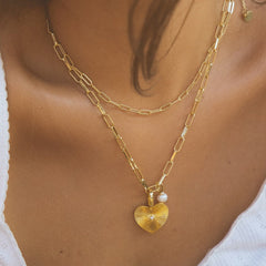 Harper Statement Heart Charm