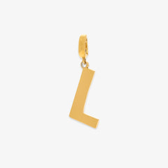 Harper Slanted Statement Alphabet Charm