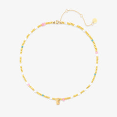 Initial Pearl & Seed Bead Choker