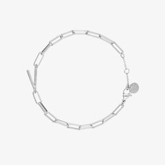 Initial Paperclip Chain Bracelet