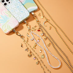 Paperclip Chain Wristlet Phone Chain