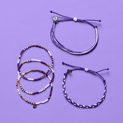 Purple & White Collection